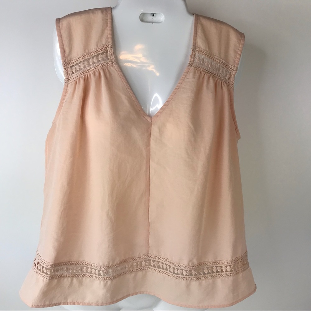 Harlowe & Graham Womens Blouse Size S Sleeveless